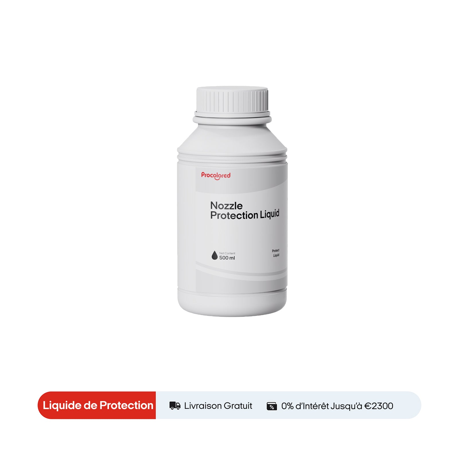 Liquide de Protection des Buses  / Liquide de Nettoyage des Têtes d'Impression Procolored 500 ml