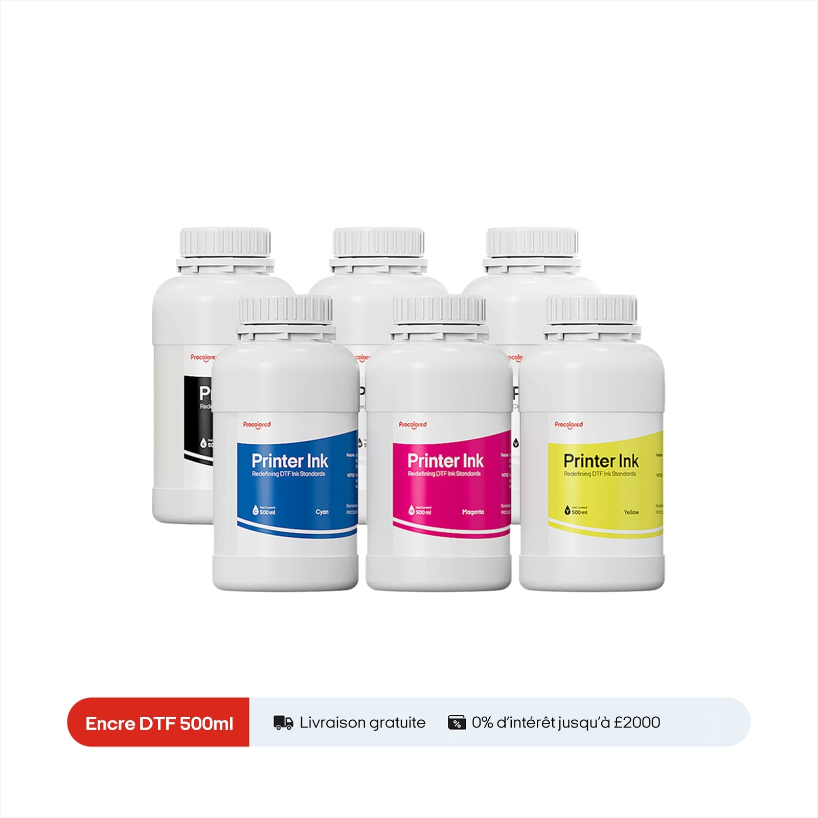 Procolored Encre pour Transfert Direct sur Film 500ml